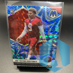 2021 Panini Mosaic #355 Joe Tryon-Shoyinka Rookie Blue Reactive Prizm Buccaneers